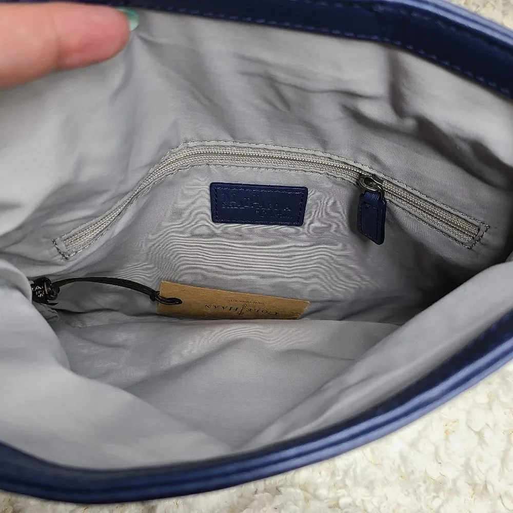 Cole Haan x Maria Sharapova Two Tone Blue Clutch NWT‎